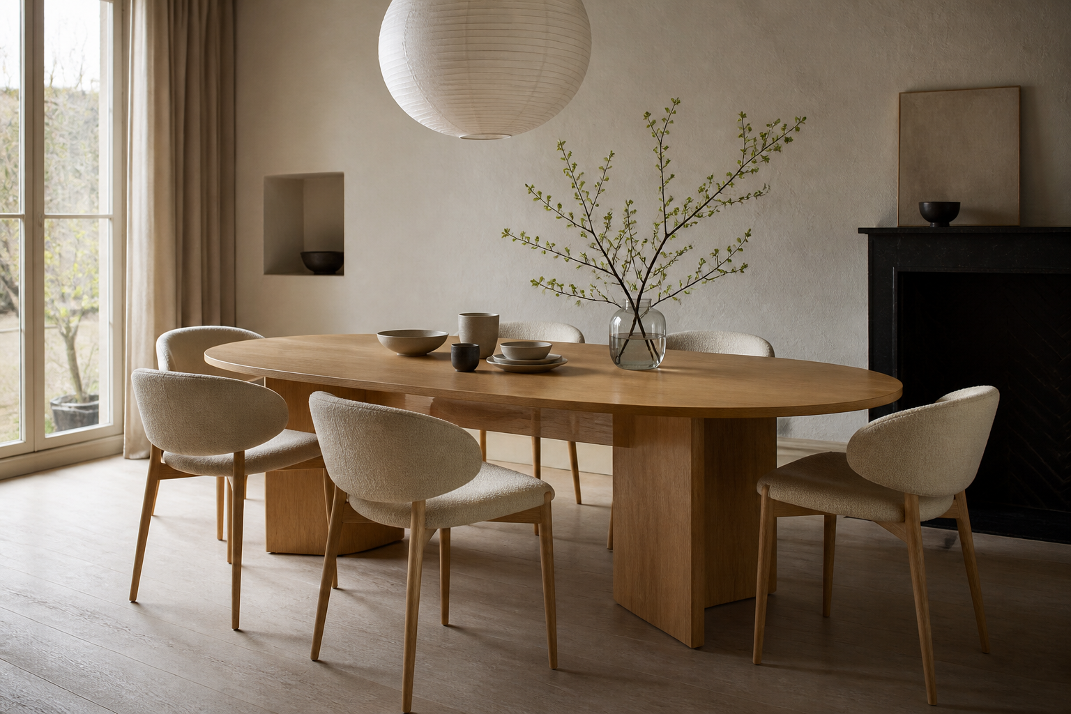 Table Ovale Sienne